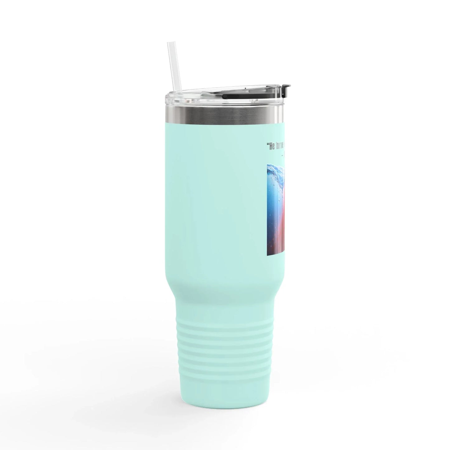 40oz „Water To Wine“ Tumbler - Sheep Of Jesus