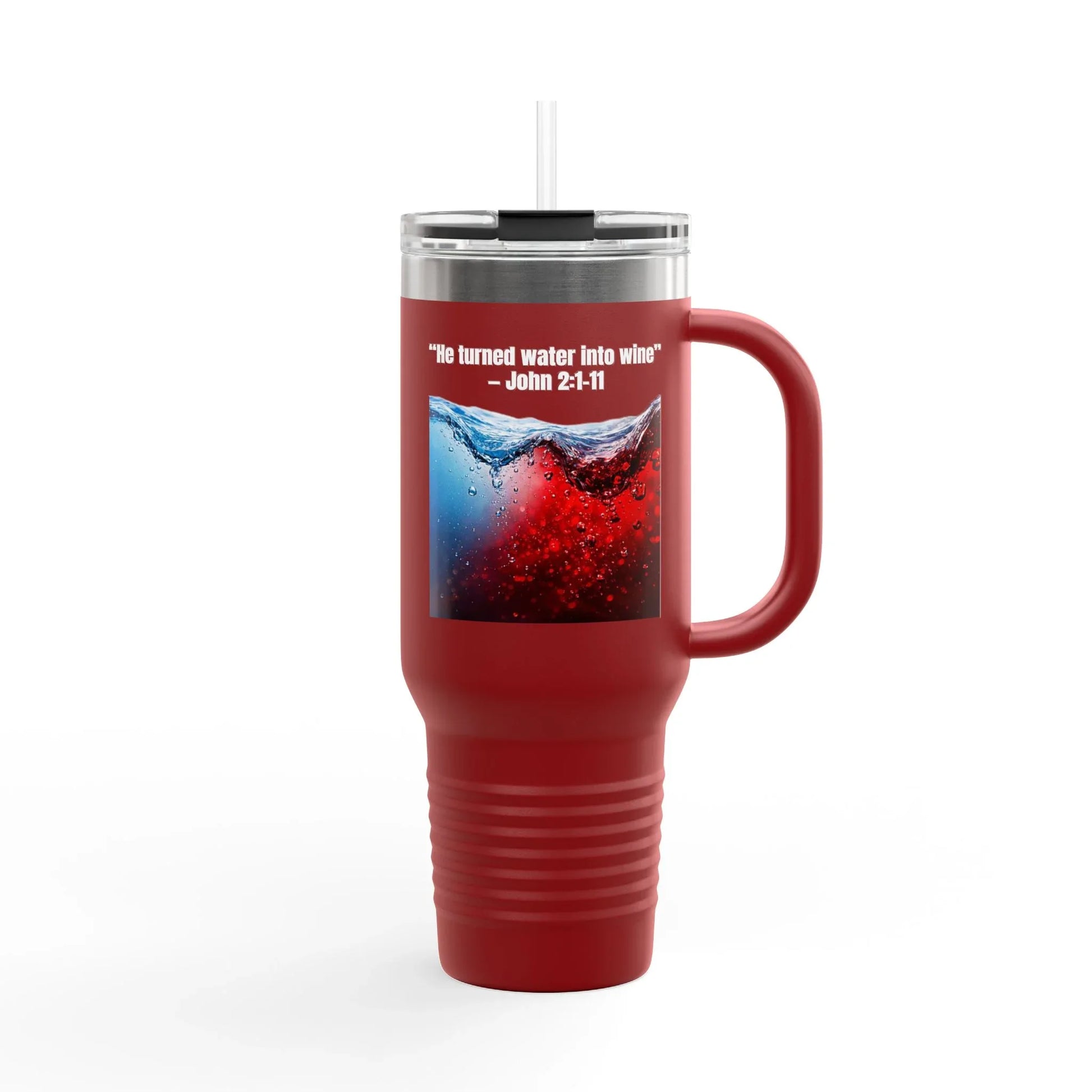 40oz „Water To Wine“ Tumbler - Sheep Of Jesus