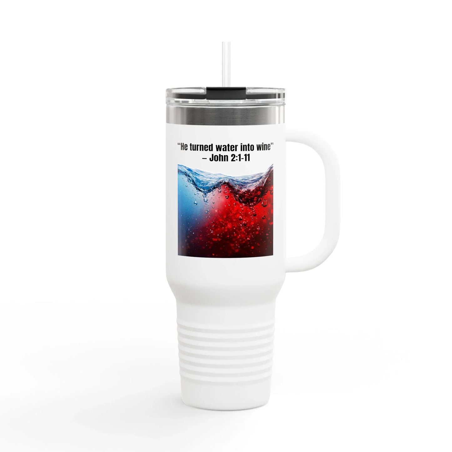40oz „Water To Wine“ Tumbler - Sheep Of Jesus