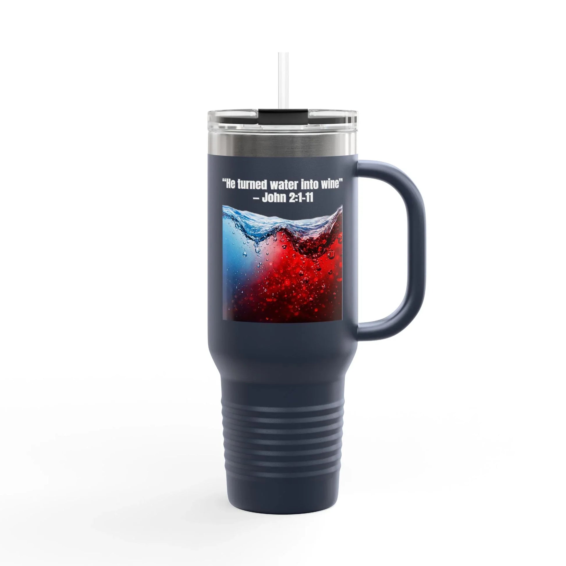 40oz „Water To Wine“ Tumbler - Sheep Of Jesus