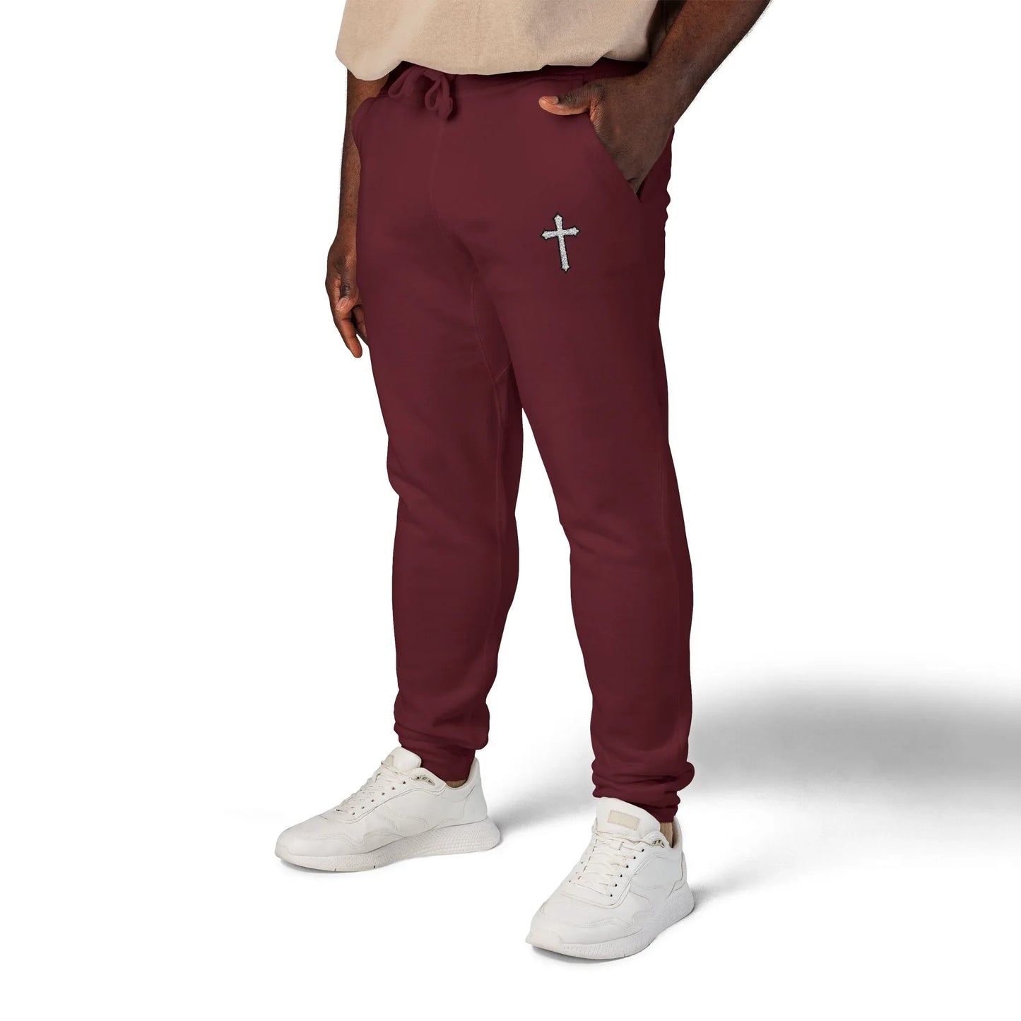 Cozy Religious Joggers - Sheep Of Jesus