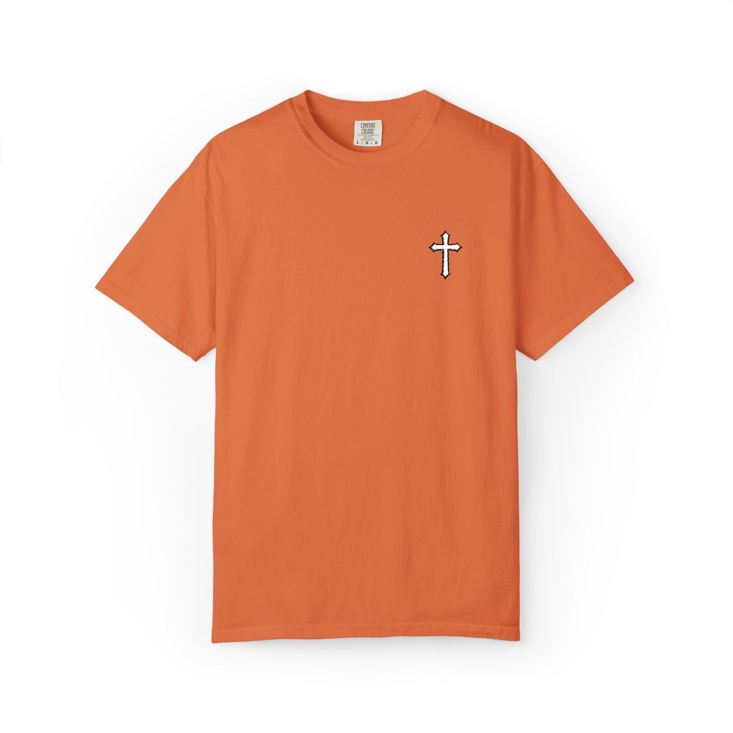 Cross Embroidered T-Shirt