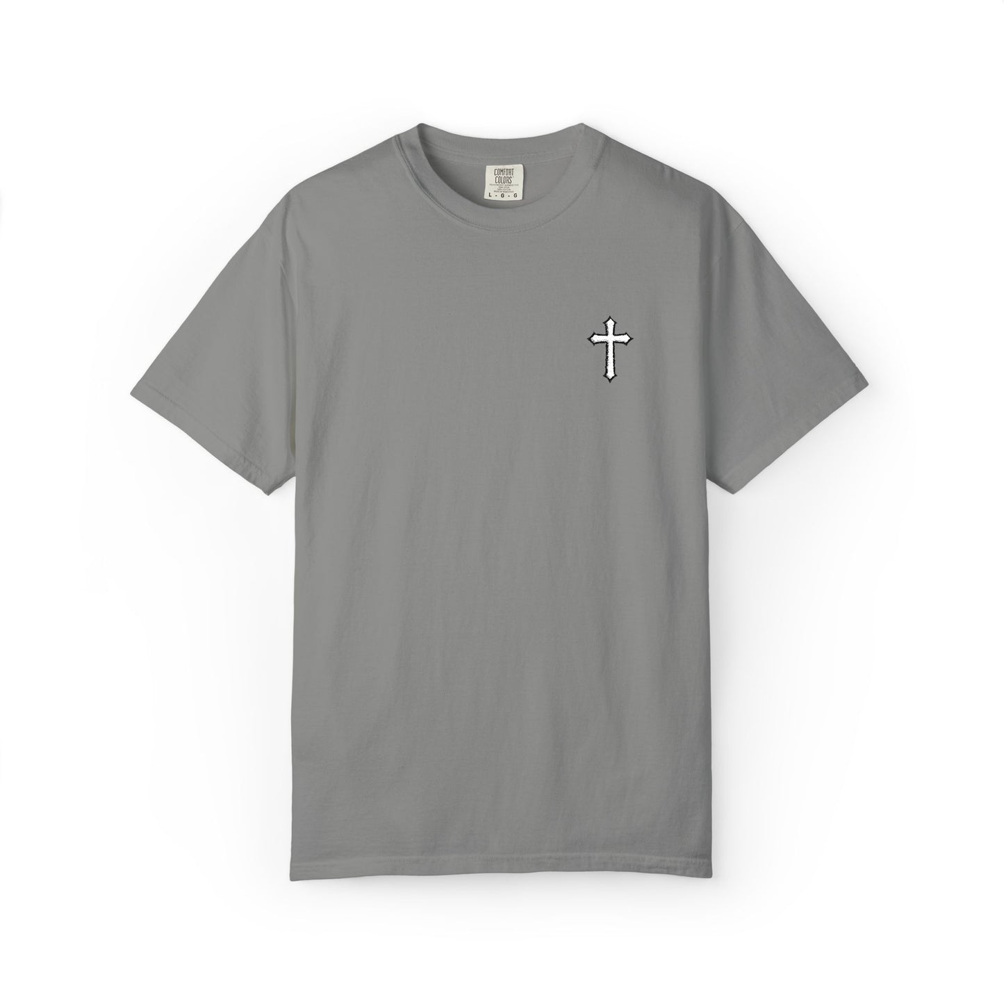 Cross Embroidered T-Shirt