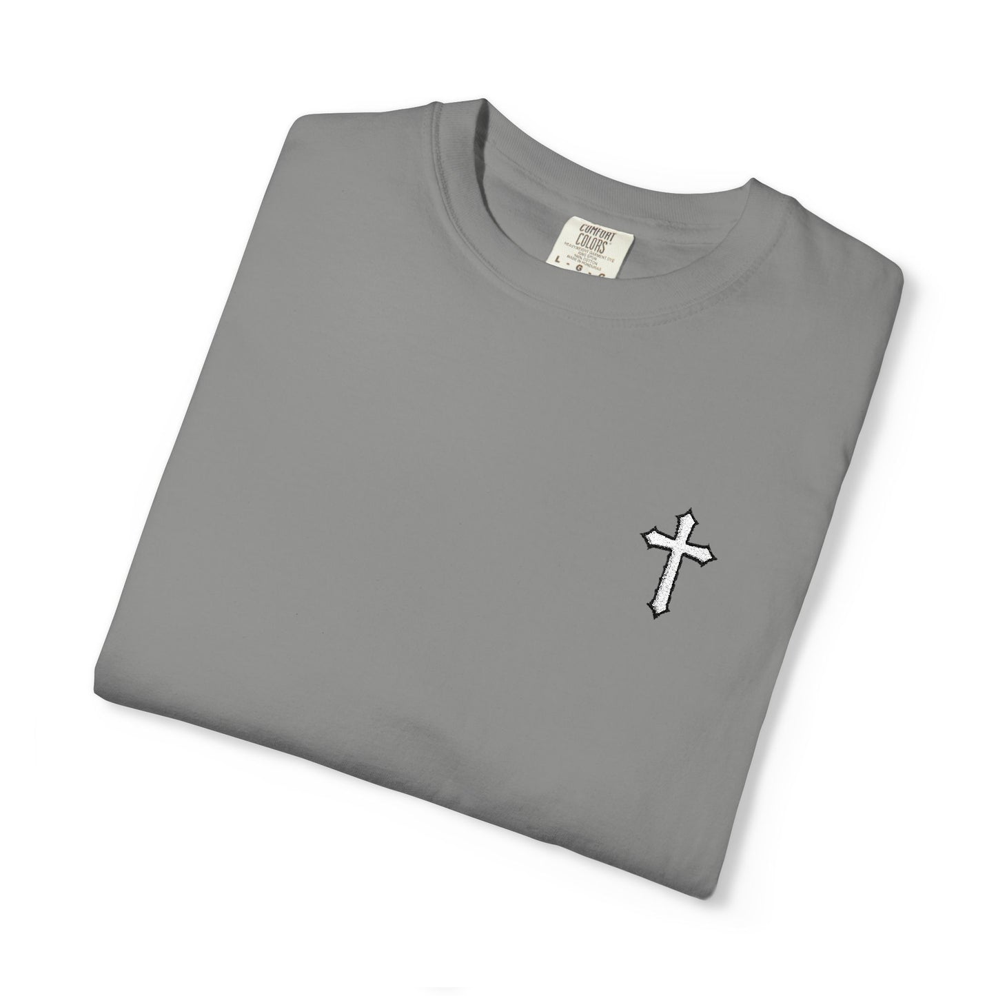 Cross Embroidered T-Shirt
