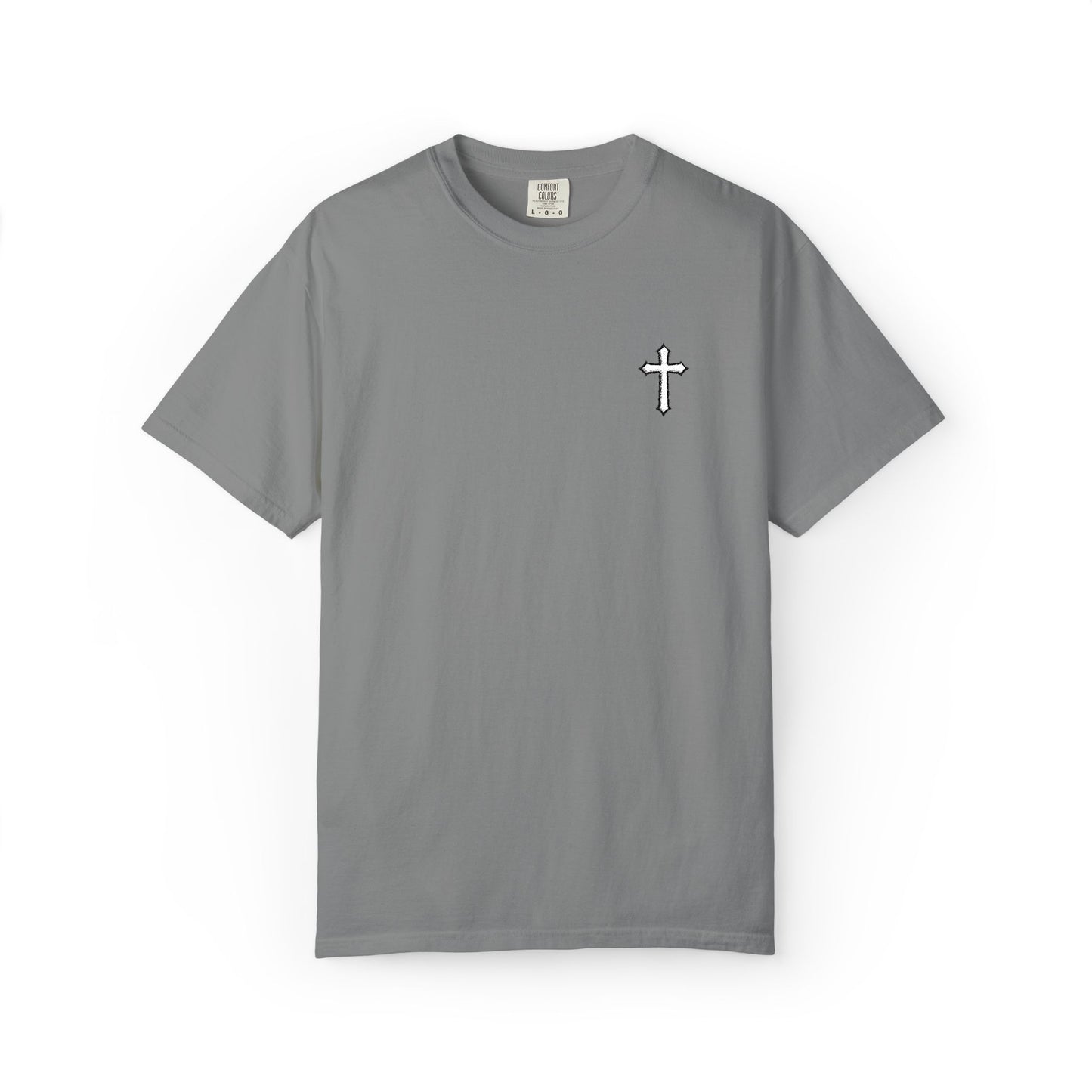Cross Embroidered T-Shirt