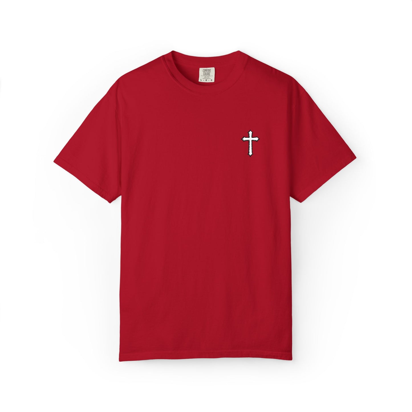 Cross Embroidered T-Shirt