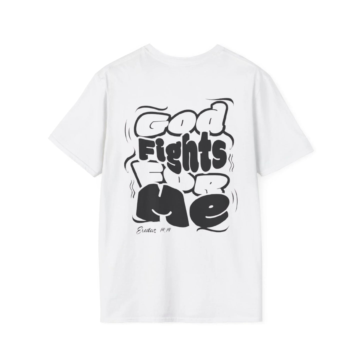 God Fights for Me T-Shirt - Sheep Of Jesus