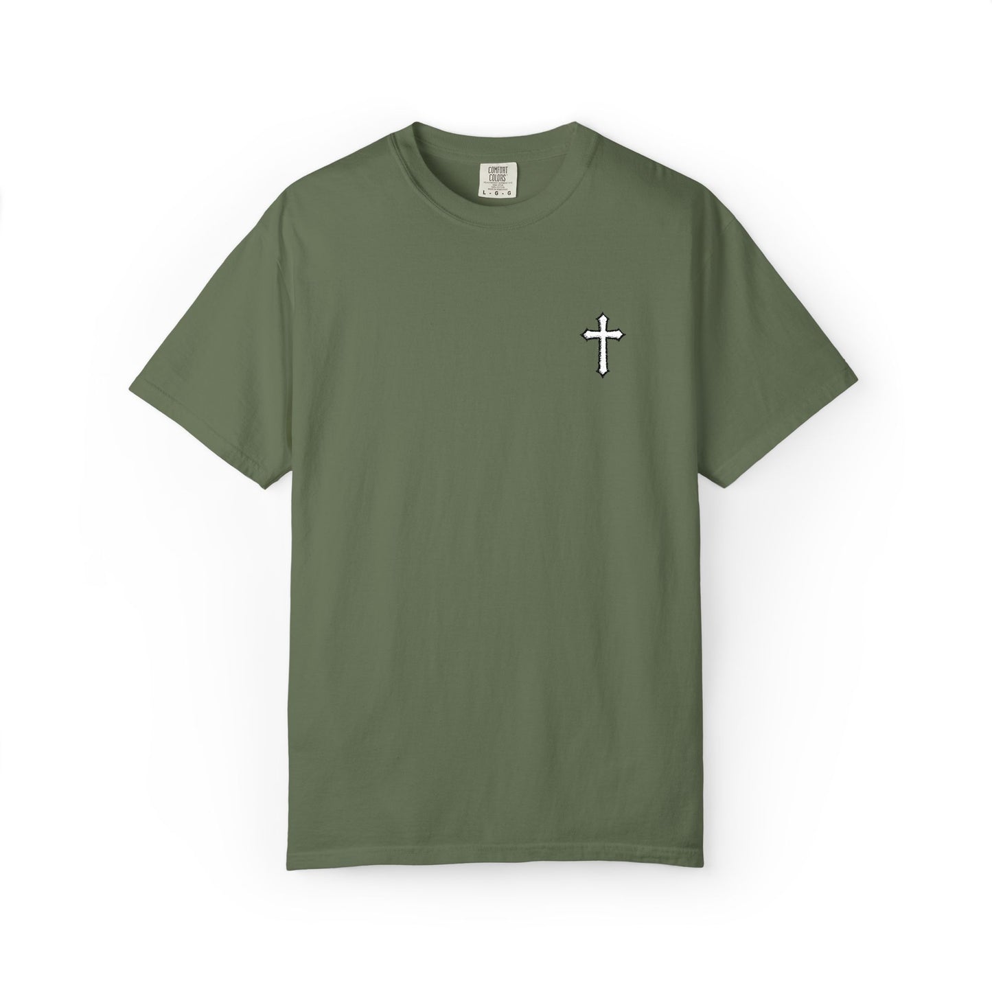 Cross Embroidered T-Shirt