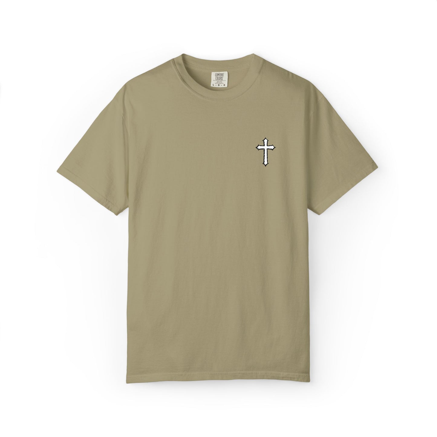 Cross Embroidered T-Shirt