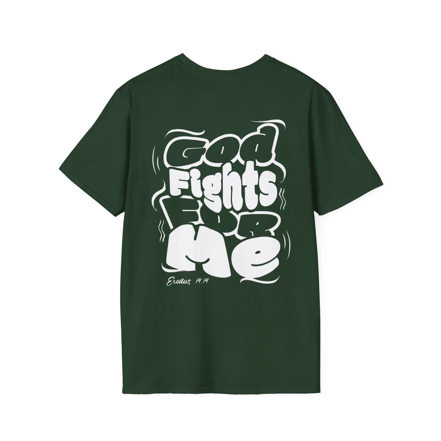God Fights for Me T-Shirt - Sheep Of Jesus