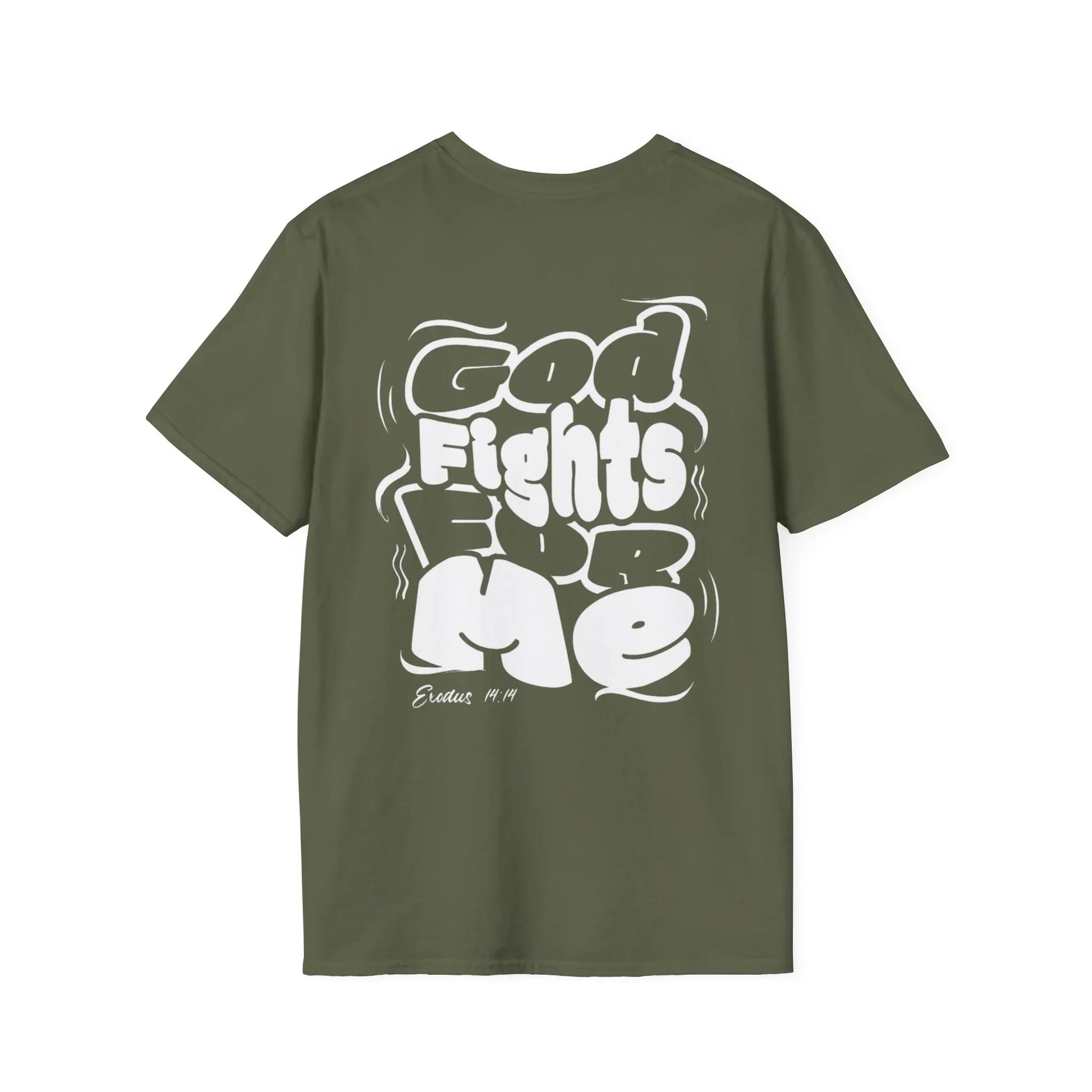 God Fights for Me T-Shirt - Sheep Of Jesus