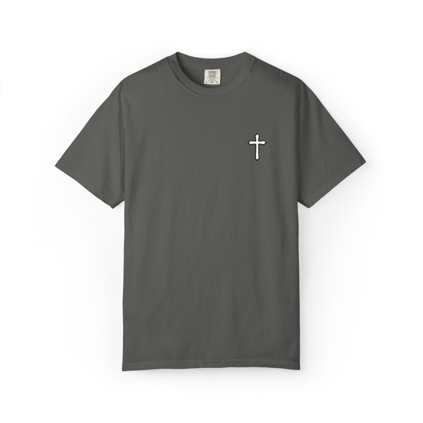 Cross Embroidered T-Shirt