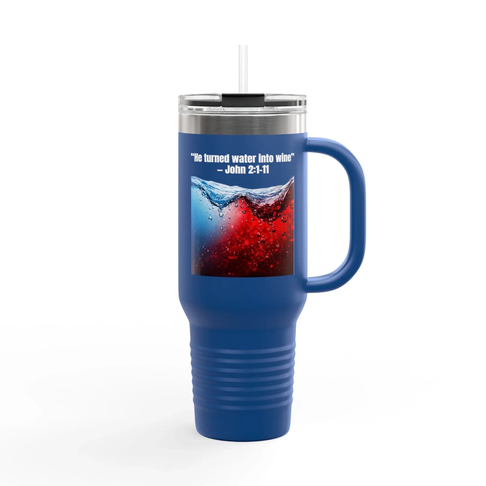 40oz „Water To Wine“ Tumbler - Sheep Of Jesus