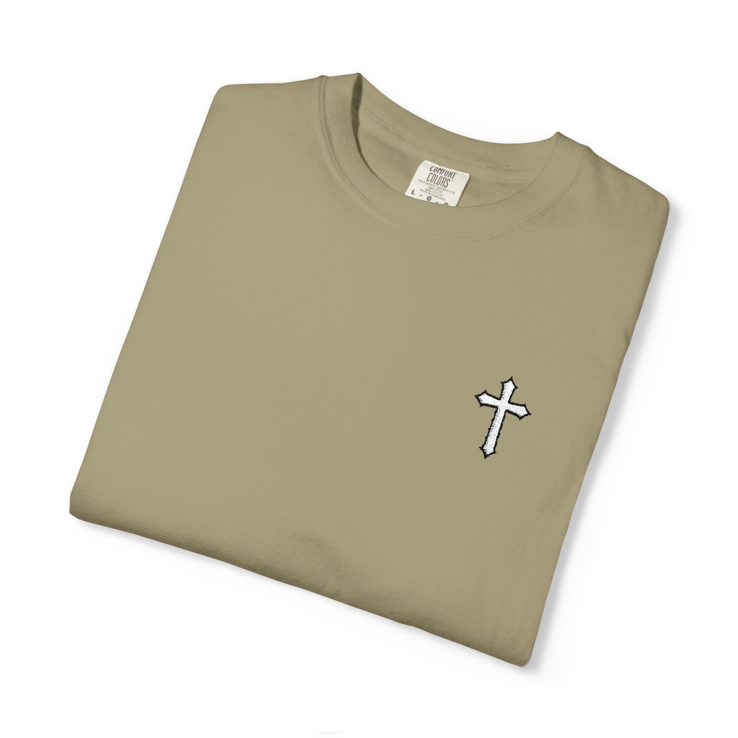 Cross Embroidered T-Shirt