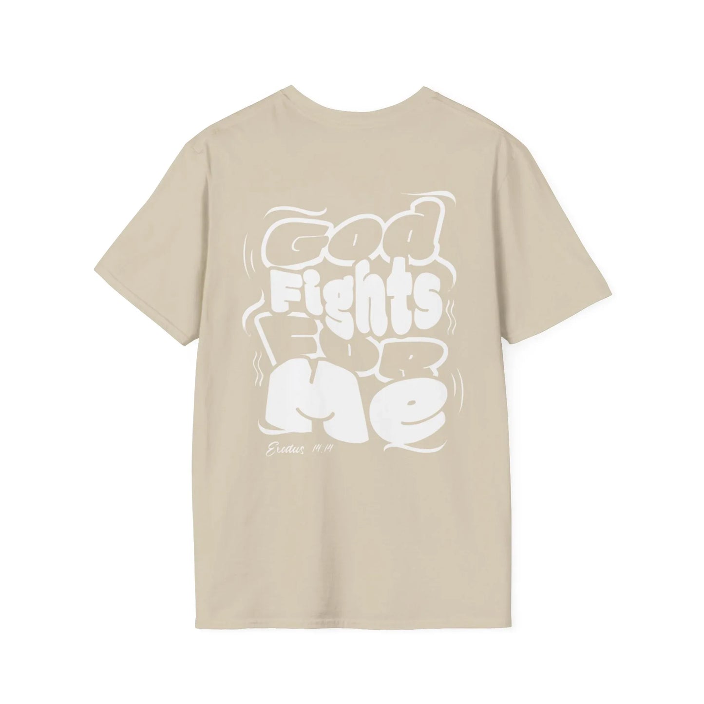 God Fights for Me T-Shirt - Sheep Of Jesus