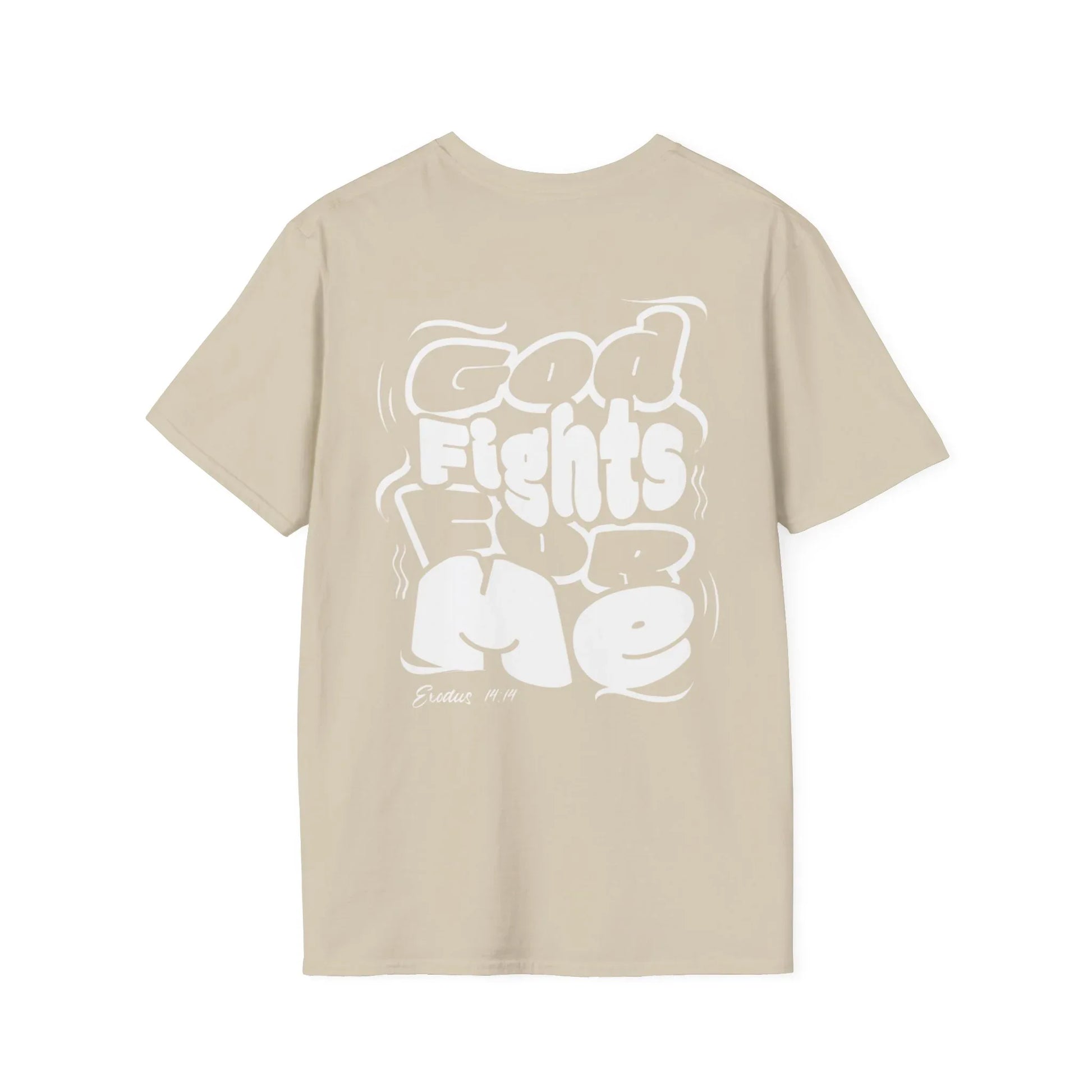 God Fights for Me T-Shirt - Sheep Of Jesus