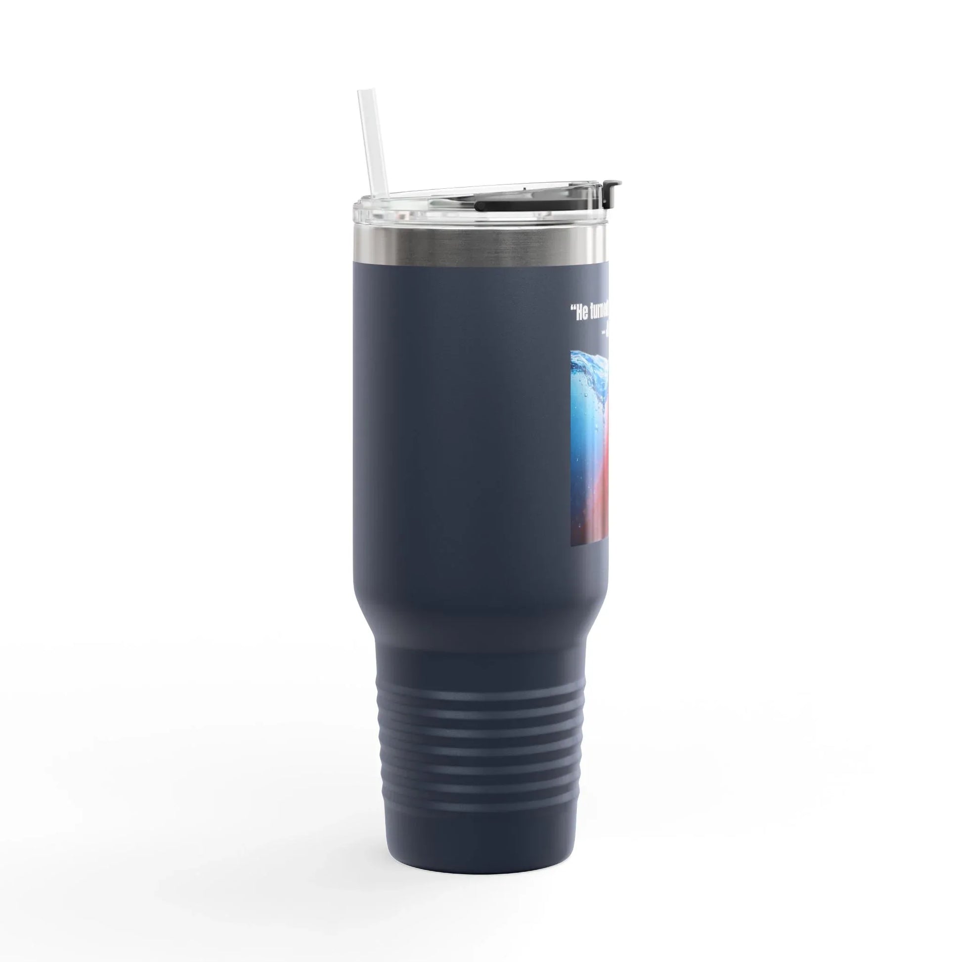 40oz „Water To Wine“ Tumbler - Sheep Of Jesus