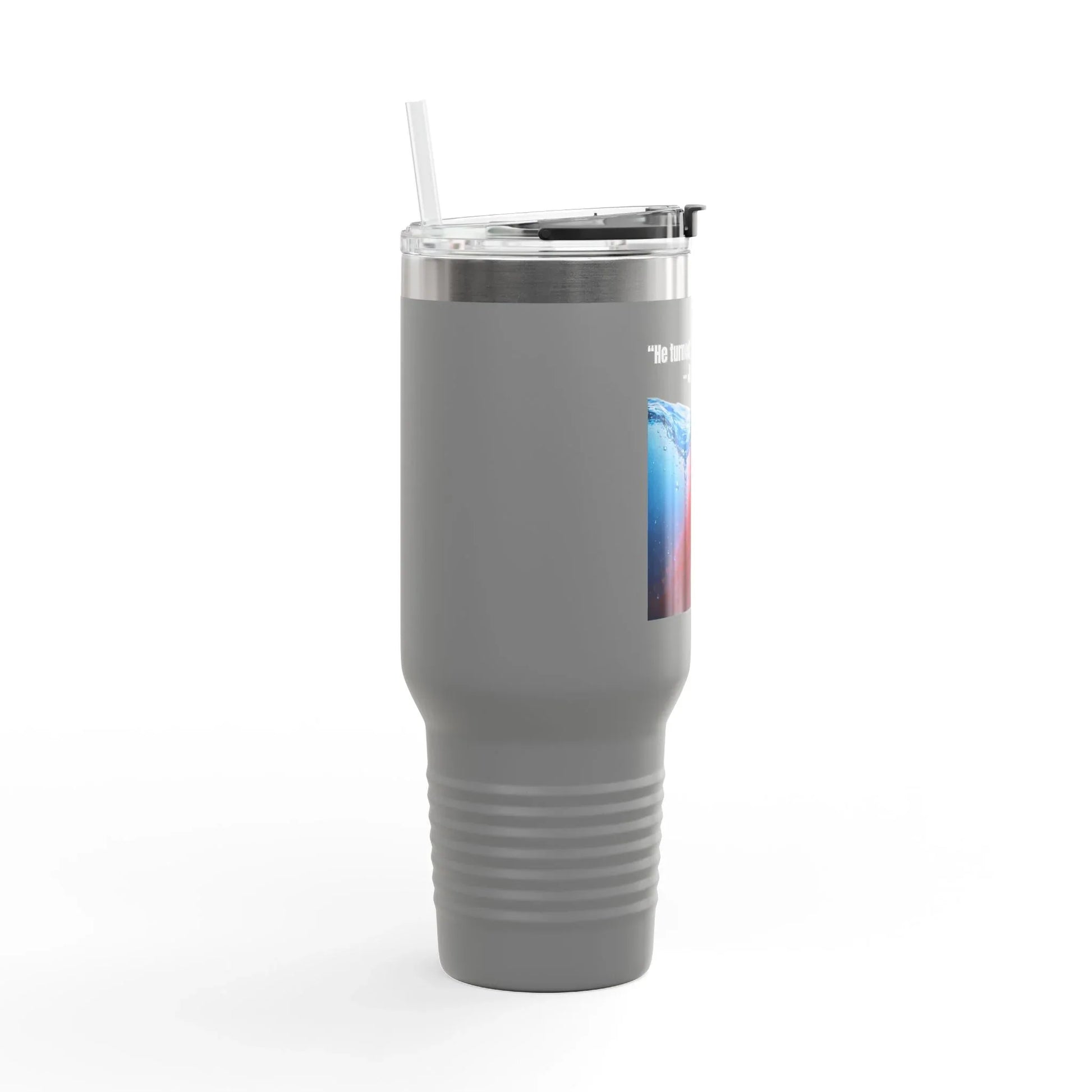 40oz „Water To Wine“ Tumbler - Sheep Of Jesus