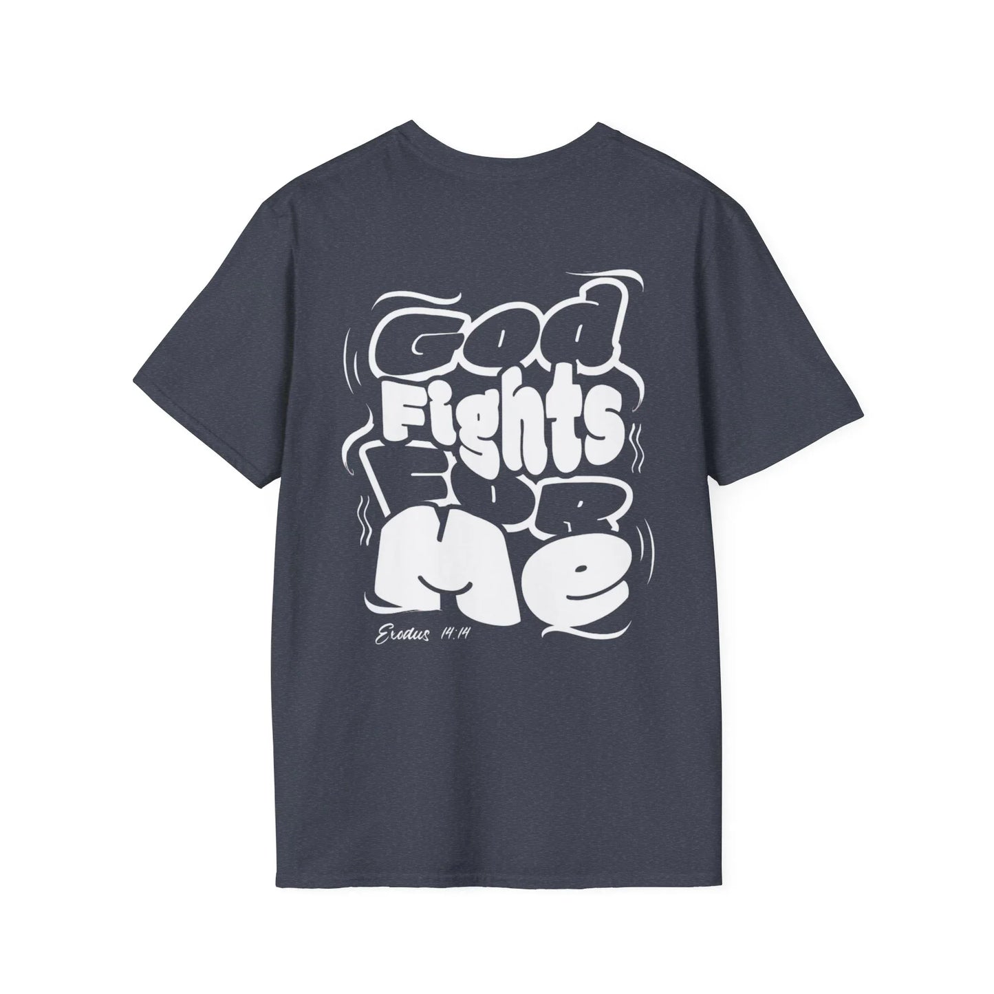 God Fights for Me T-Shirt - Sheep Of Jesus