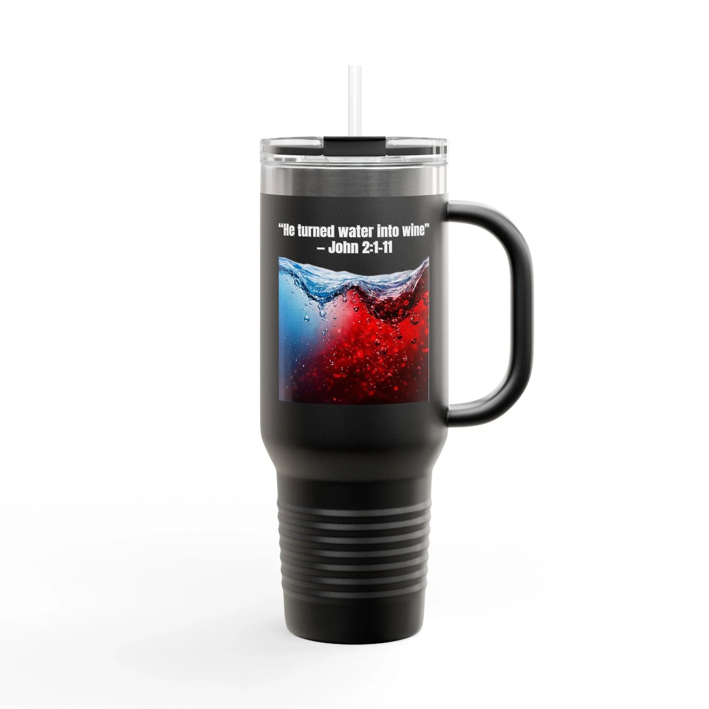 40oz „Water To Wine“ Tumbler - Sheep Of Jesus