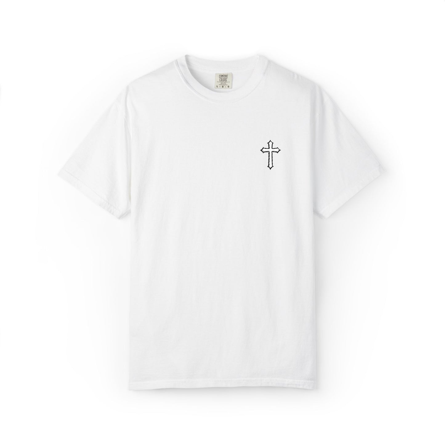 Cross Embroidered T-Shirt