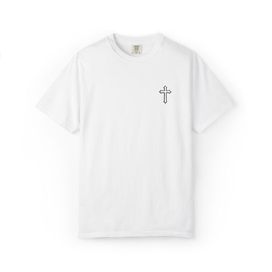 Cross Embroidered T-Shirt
