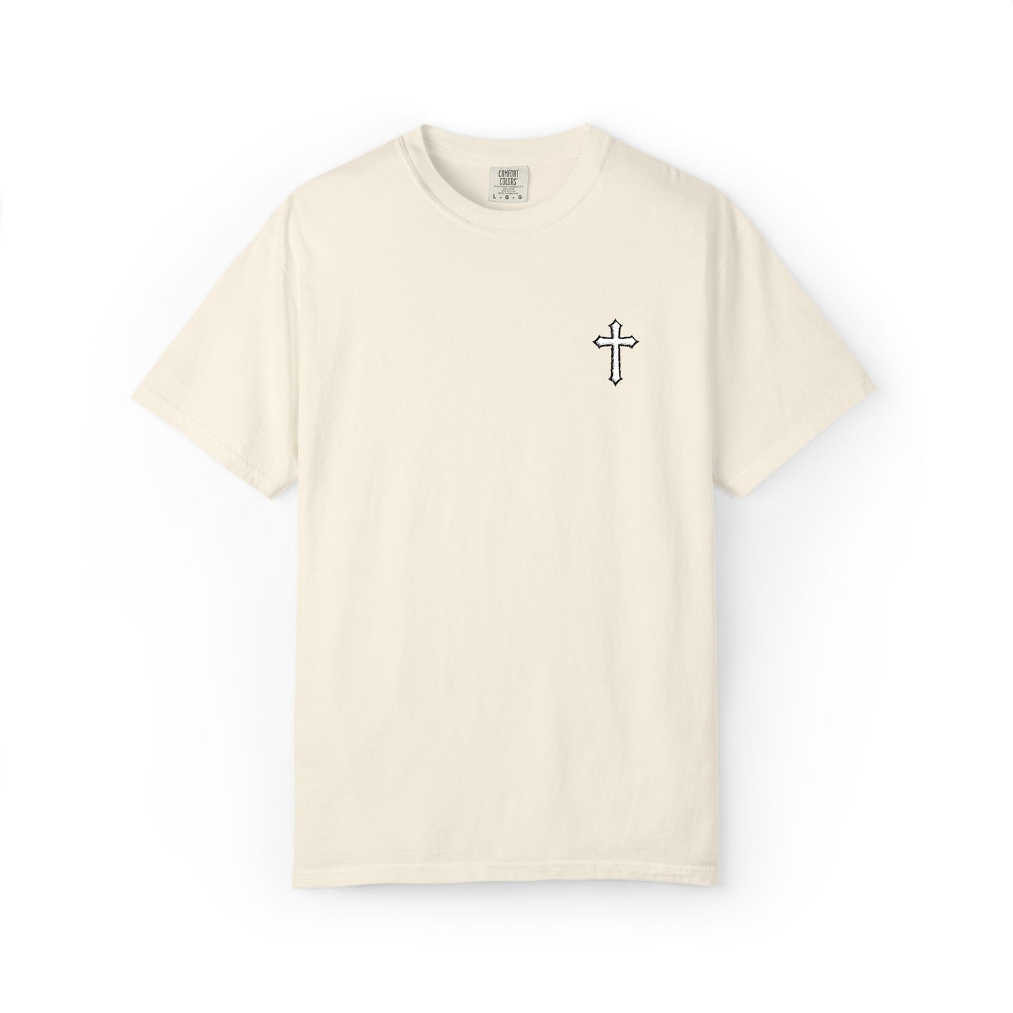 Cross Embroidered T-Shirt