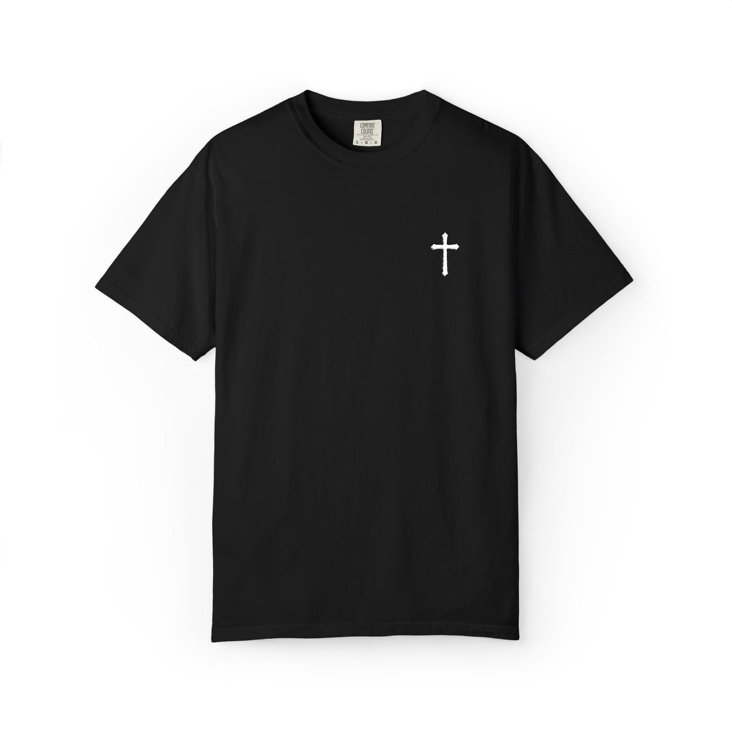 Cross Embroidered T-Shirt