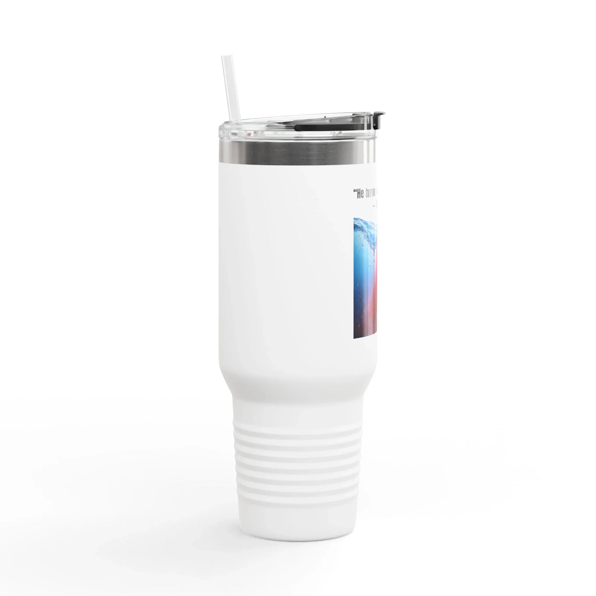 40oz „Water To Wine“ Tumbler - Sheep Of Jesus