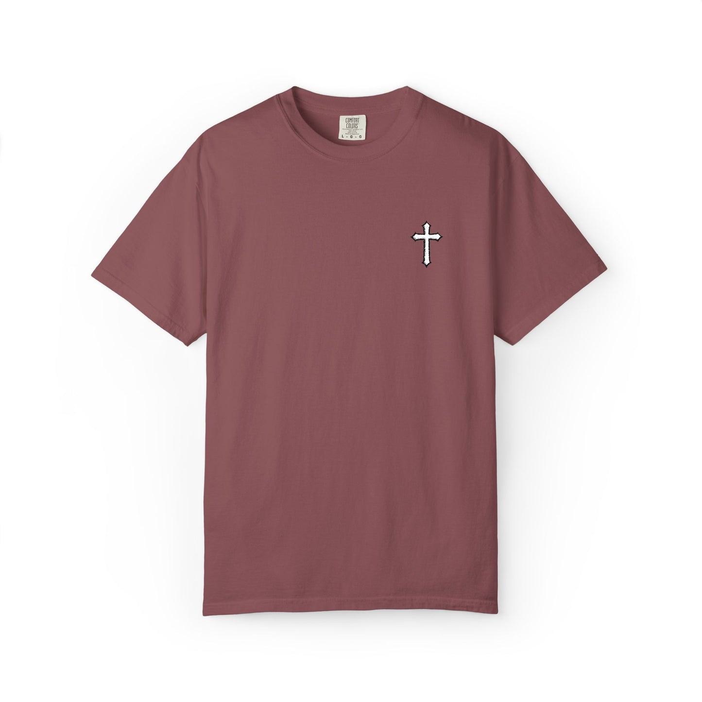 Cross Embroidered T-Shirt