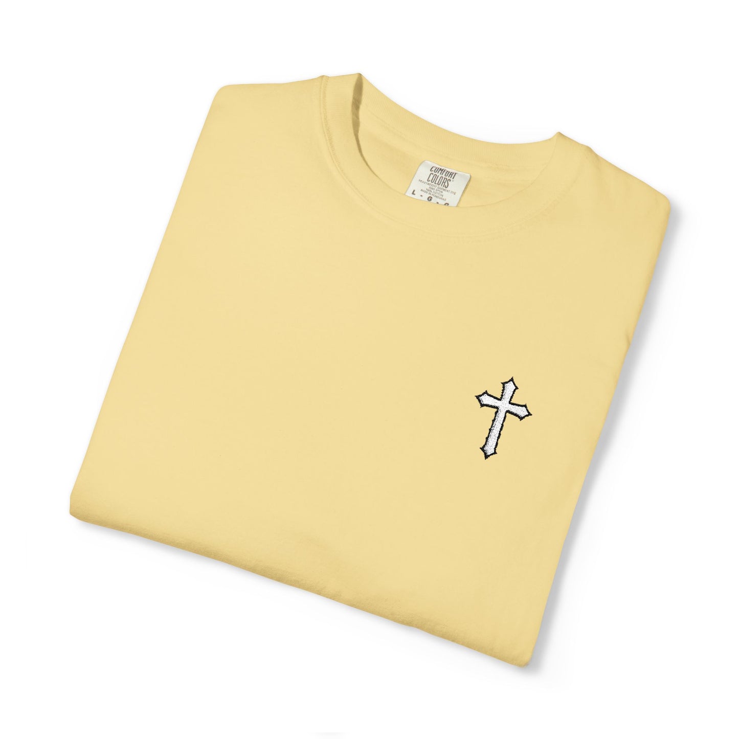 Cross Embroidered T-Shirt