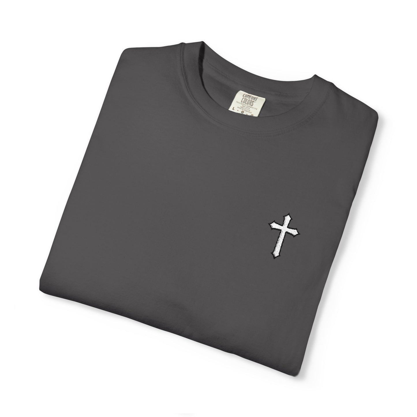 Cross Embroidered T-Shirt