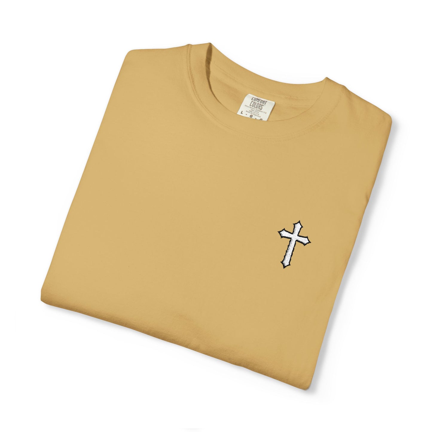 Cross Embroidered T-Shirt