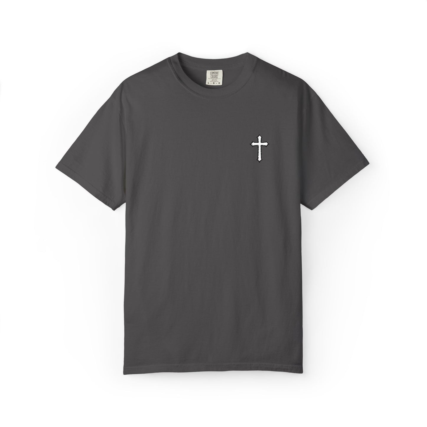 Cross Embroidered T-Shirt