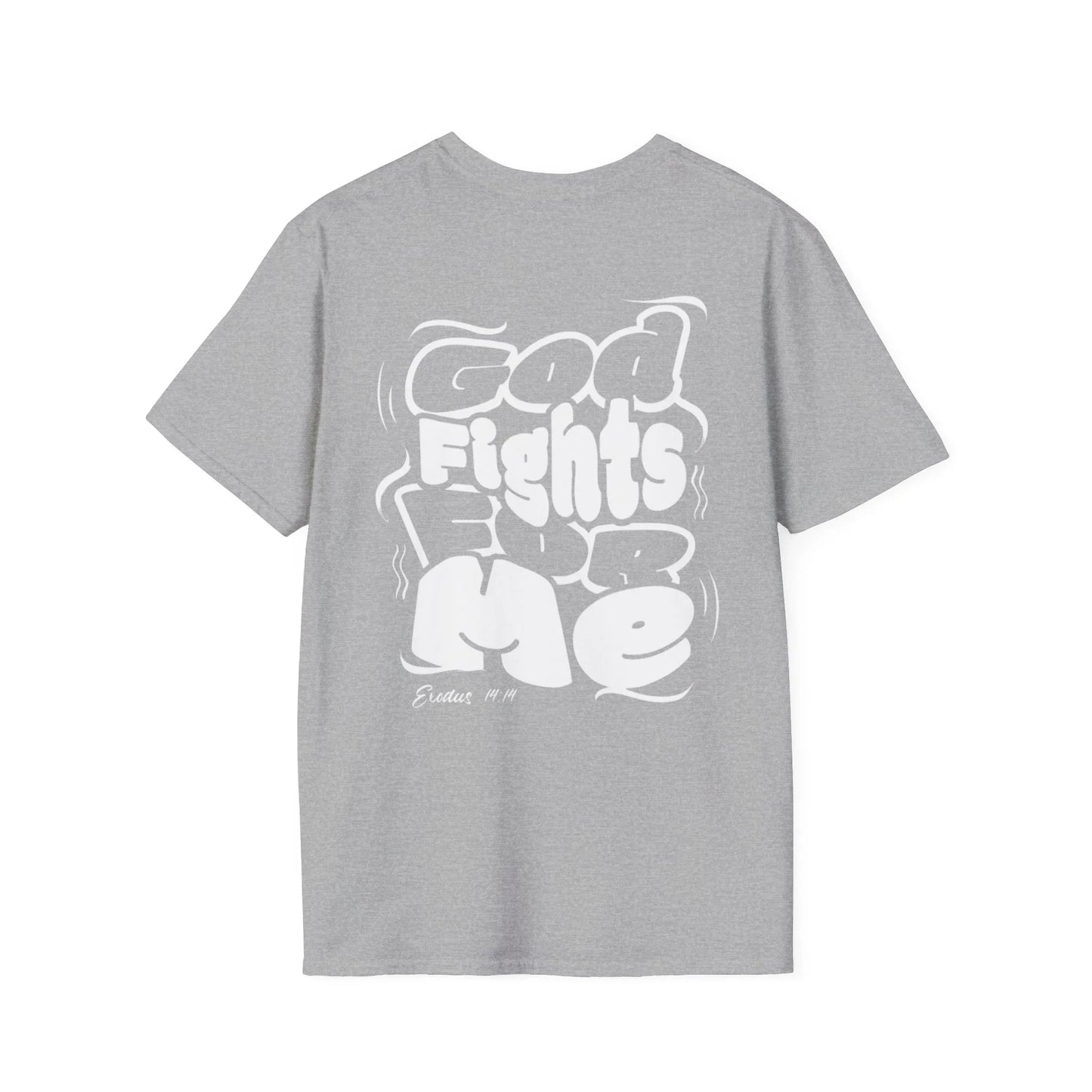 God Fights for Me T-Shirt - Sheep Of Jesus