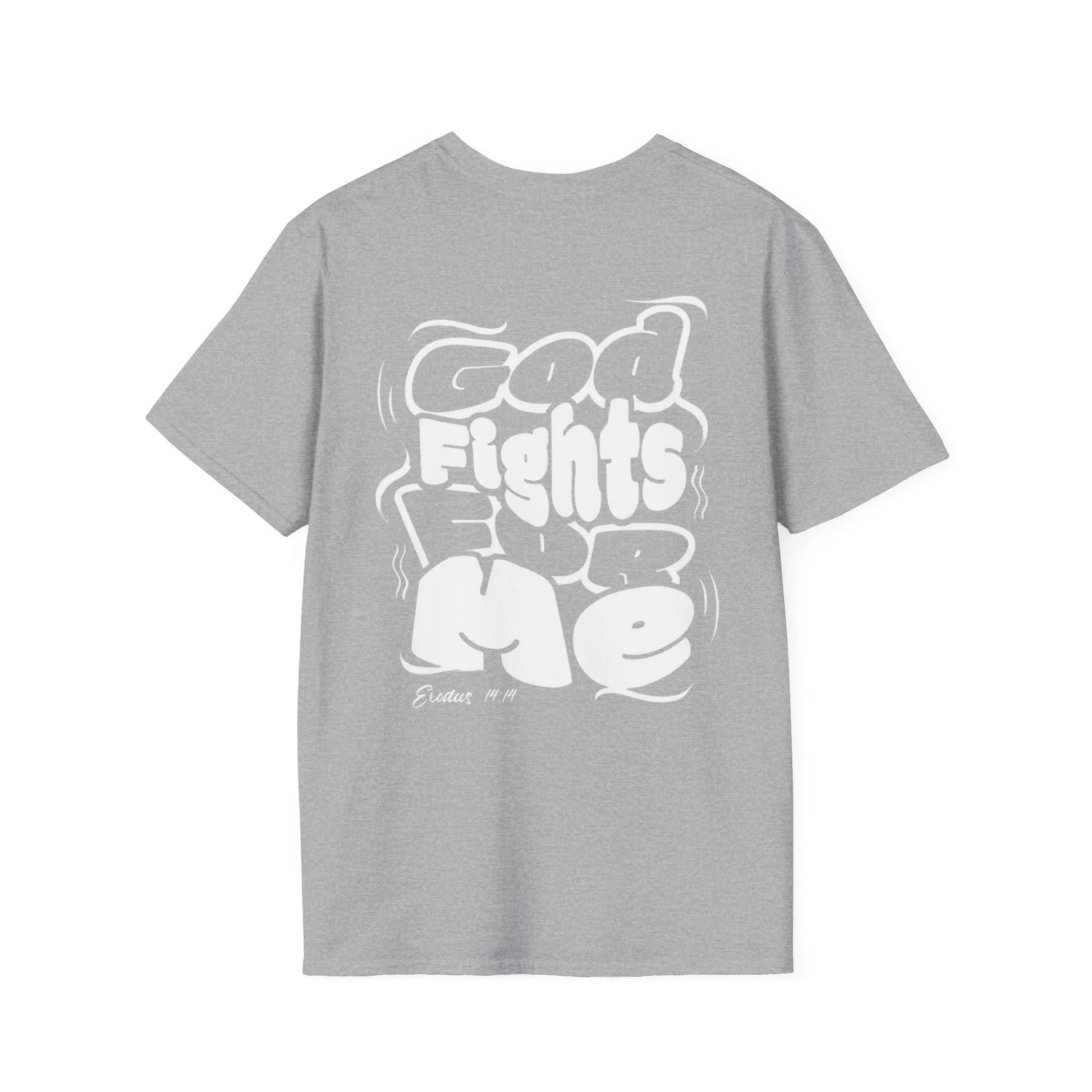 God Fights for Me T-Shirt - Sheep Of Jesus