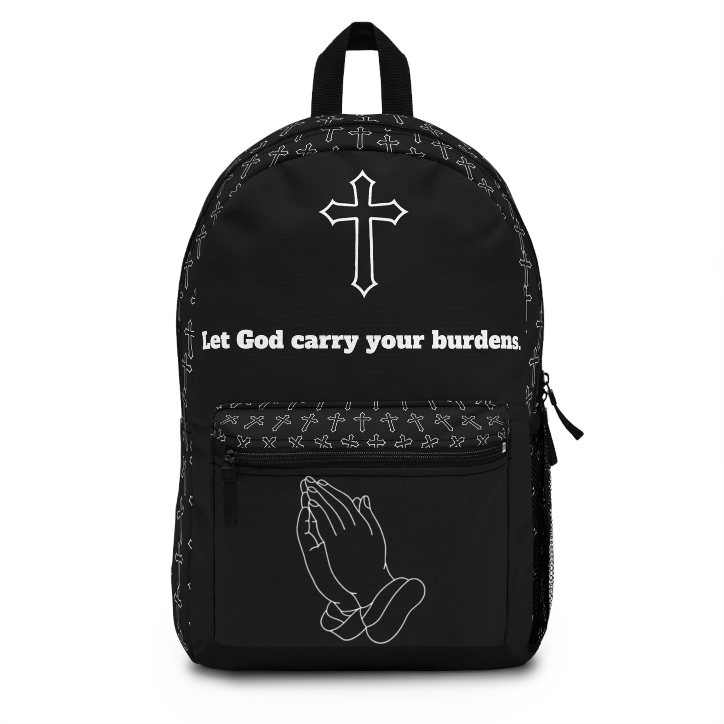 Faith-Inspired Backpack for Everyday Use, Christian Gift, Religious School Bag, Prayer Backpack, Inspirational Travel Essentials