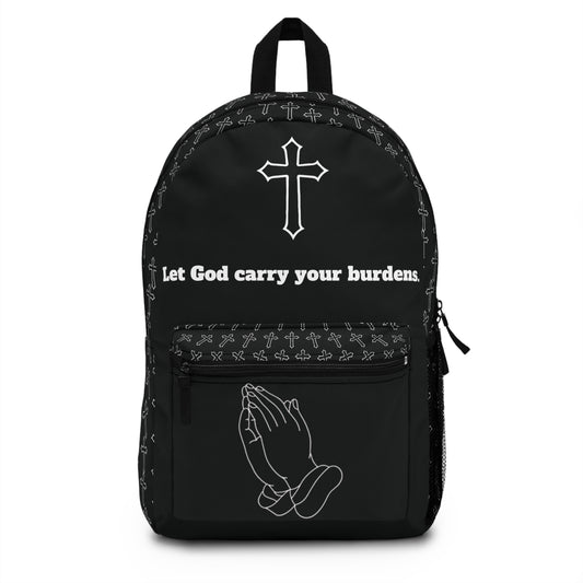 Faith-Inspired Backpack for Everyday Use, Christian Gift, Religious School Bag, Prayer Backpack, Inspirational Travel Essentials