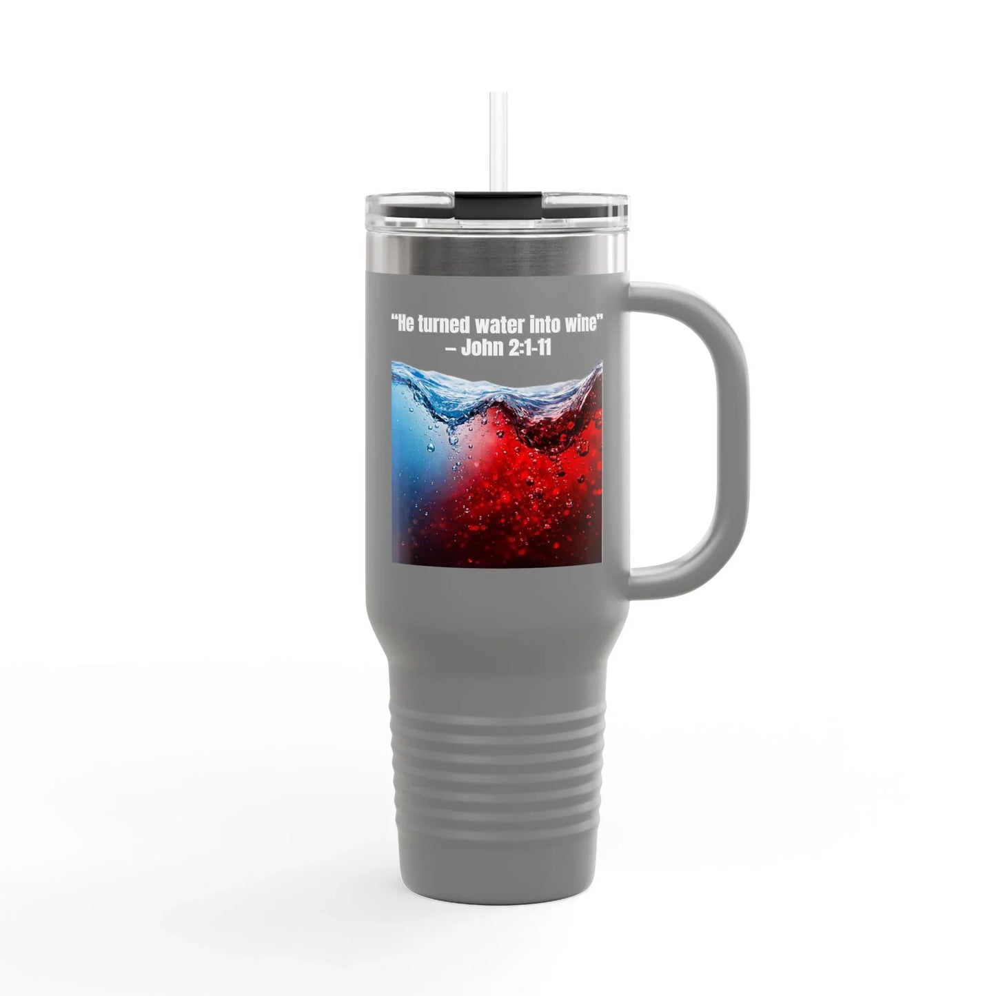 40oz „Water To Wine“ Tumbler - Sheep Of Jesus